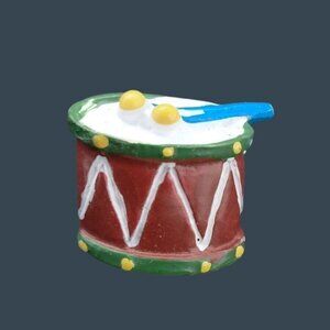 Drummer Boy Drum Pin Brooch Holiday Christmas Jewelry Toy Soldier